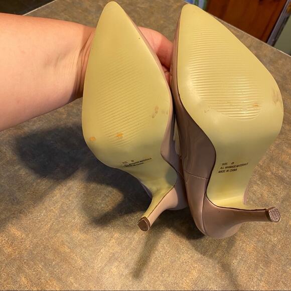 Segolene Paris Beige Pointed Toe Heels Size 8 Light Brown - Picture 7 of 9